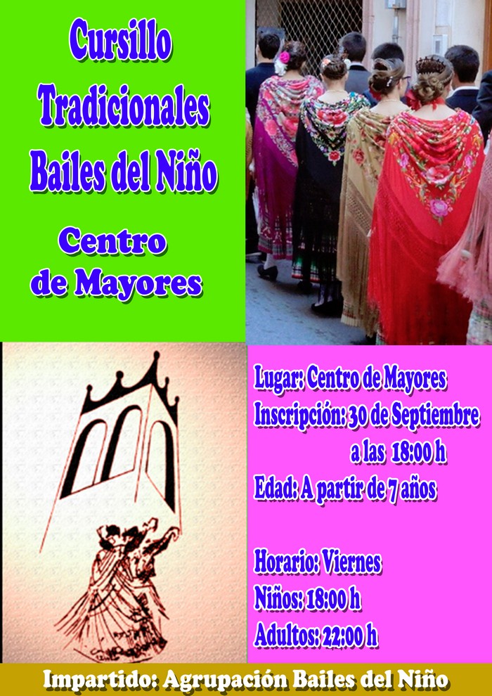 cartel curso bailes nino caudete digital