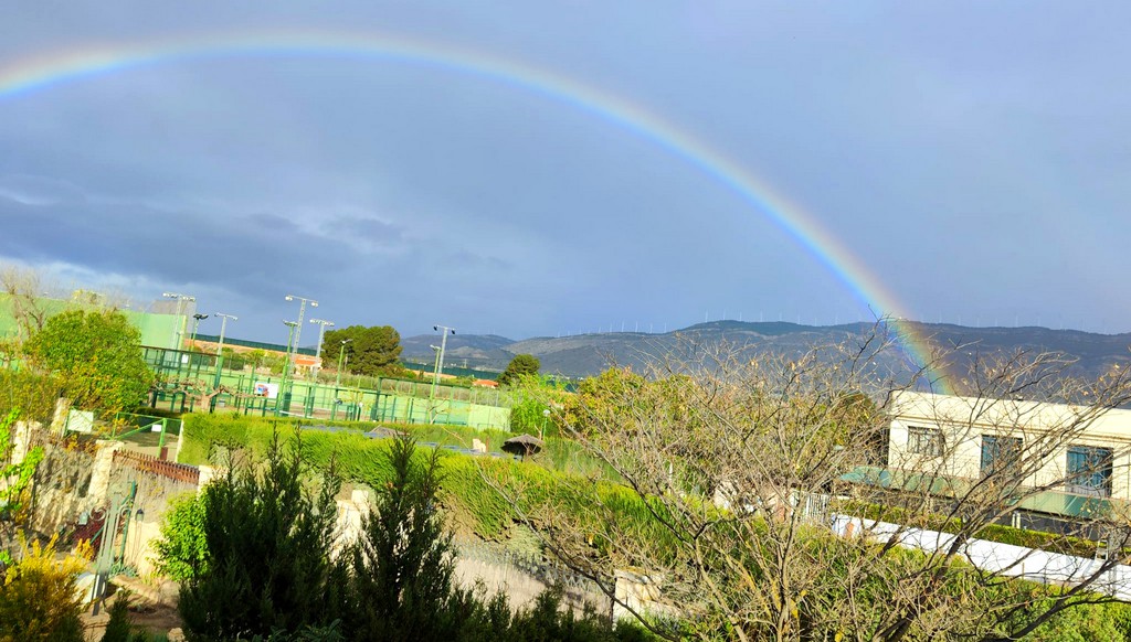 arco iris lluvia el tiempo caudete digital