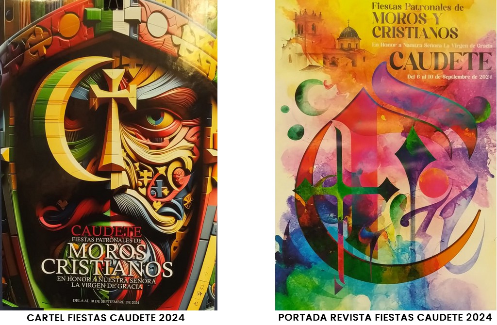 cartel y portada revista fiestas 2024 caudete digital