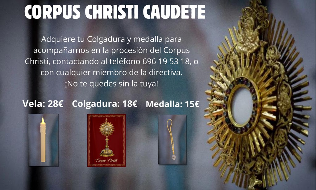 colgaduras corpus christi caudete digital