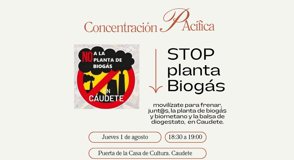 no biogas concentracion caudete digital