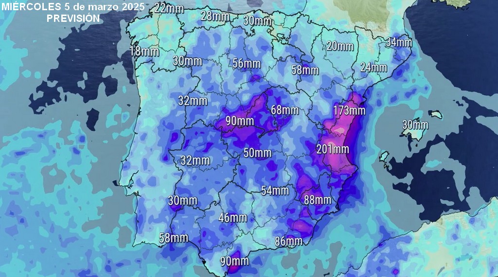 prevision lluvias caudete digital