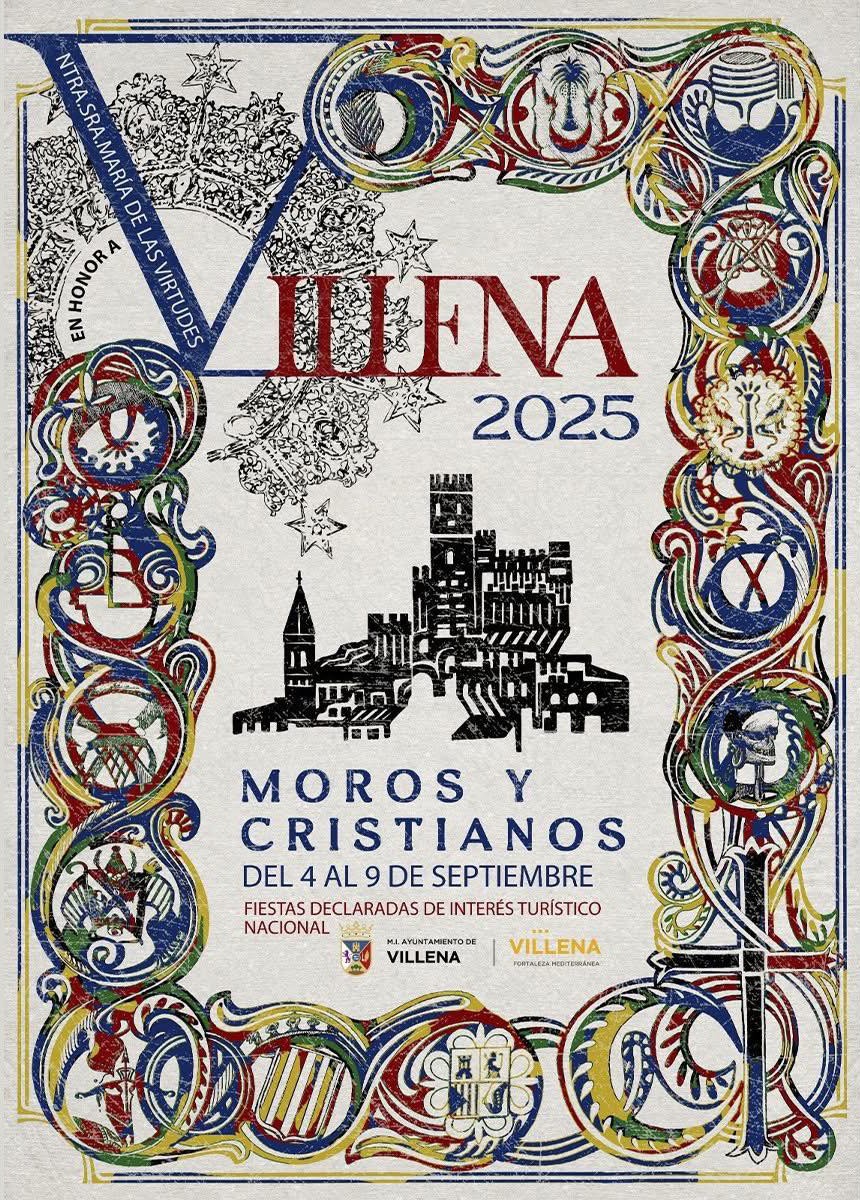 cartel fiestas villena 2025 caudete digital