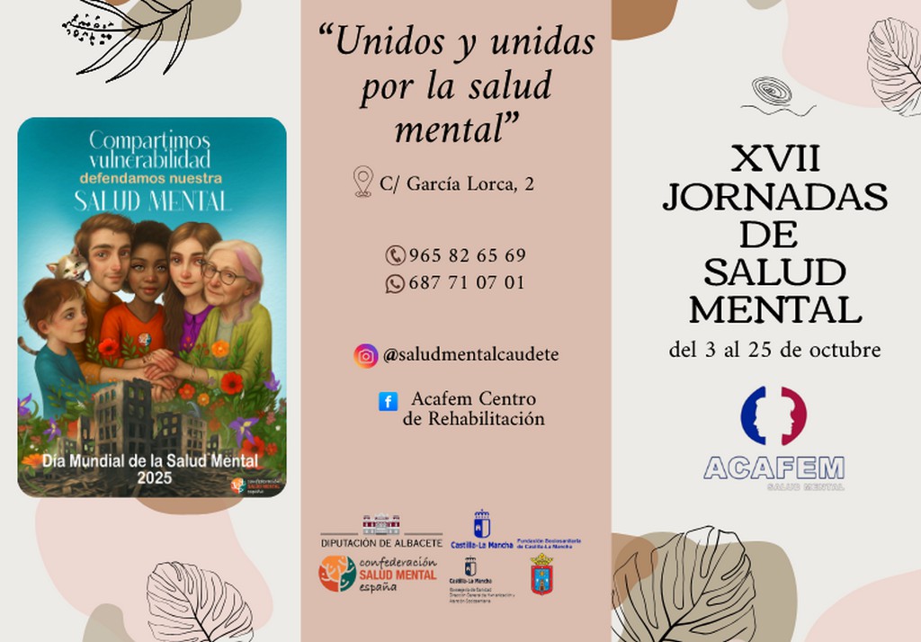 salud mental octubre 2025 actividades caudete digital