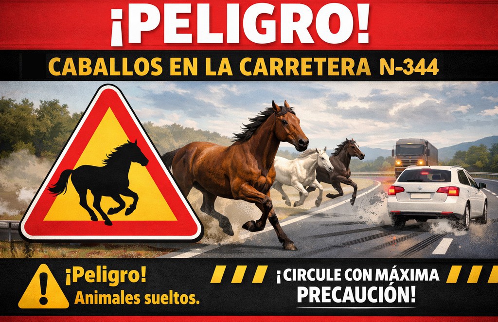 aviso caballos via 2026 caudete digital