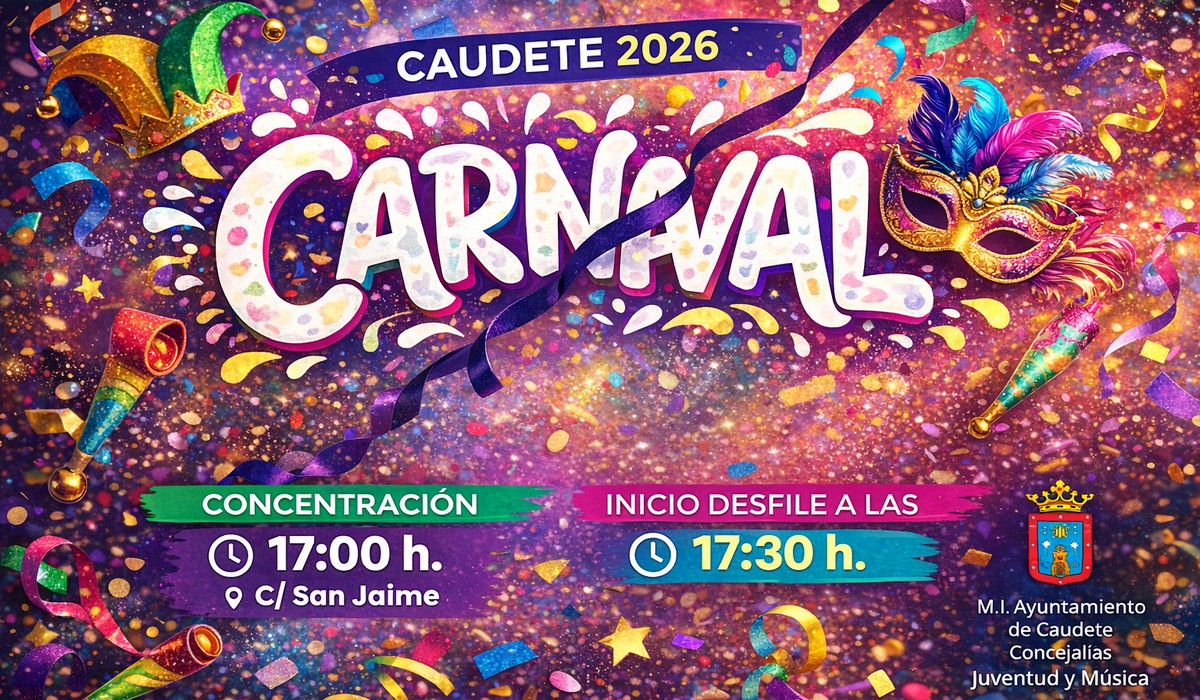 carnaval 2026 cartel caudete digital