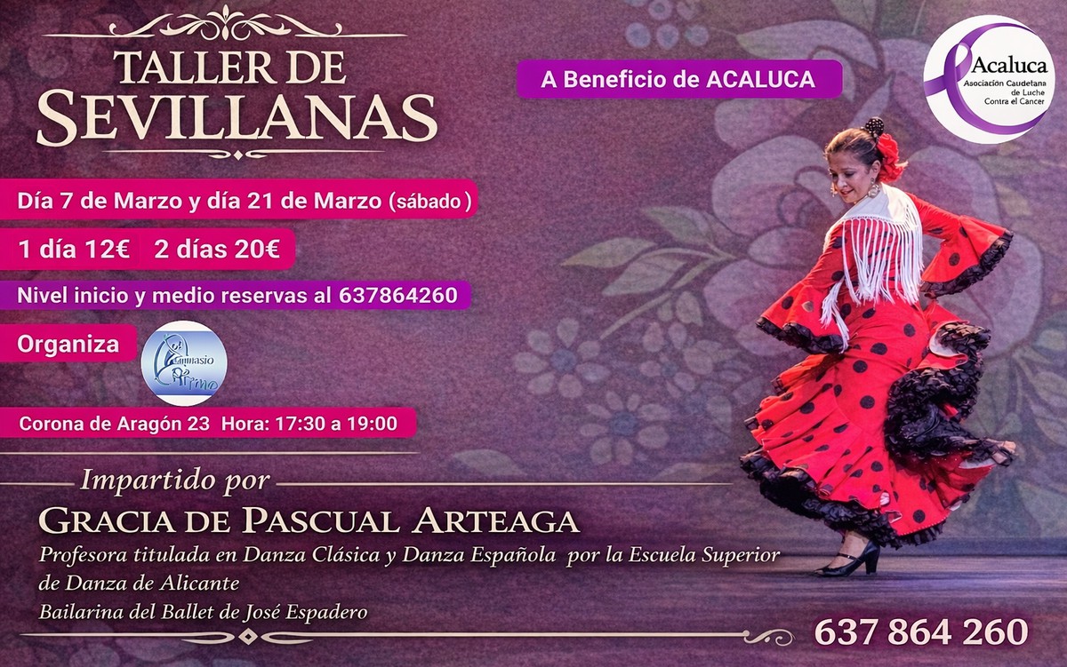 taller de sevillanas 2026 caudete digital