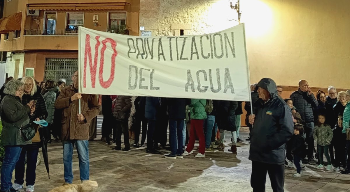 no privatizacion agua caudete digital