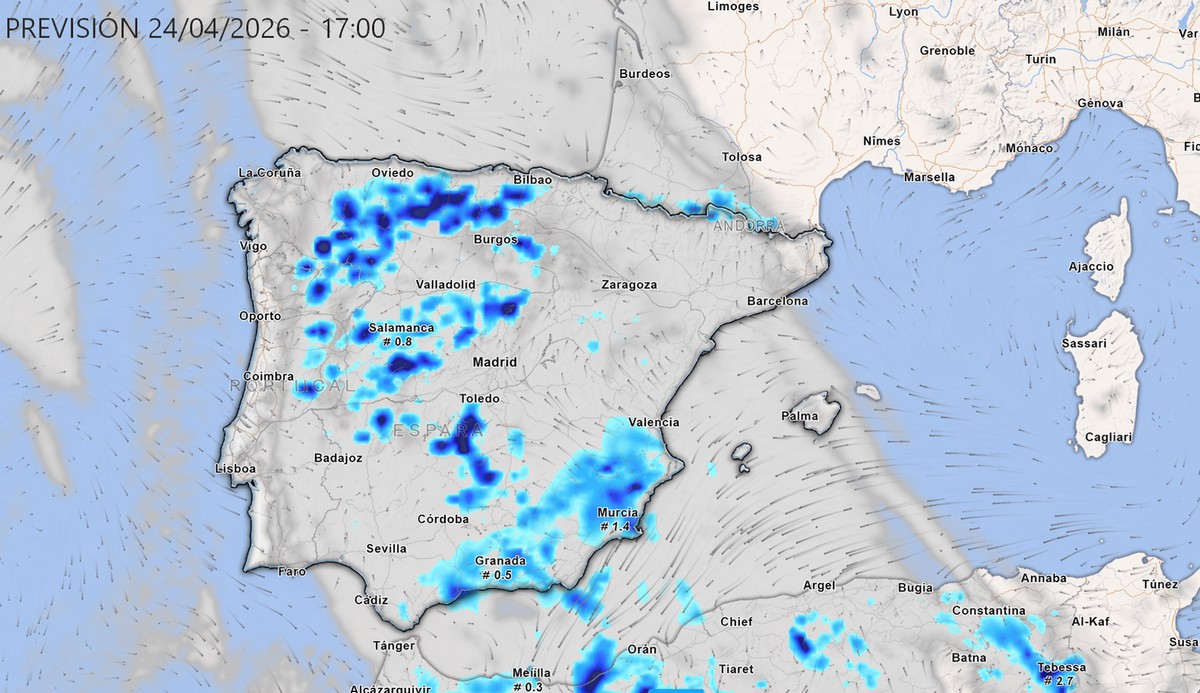 prevision tiempo 24042026 caudete digital