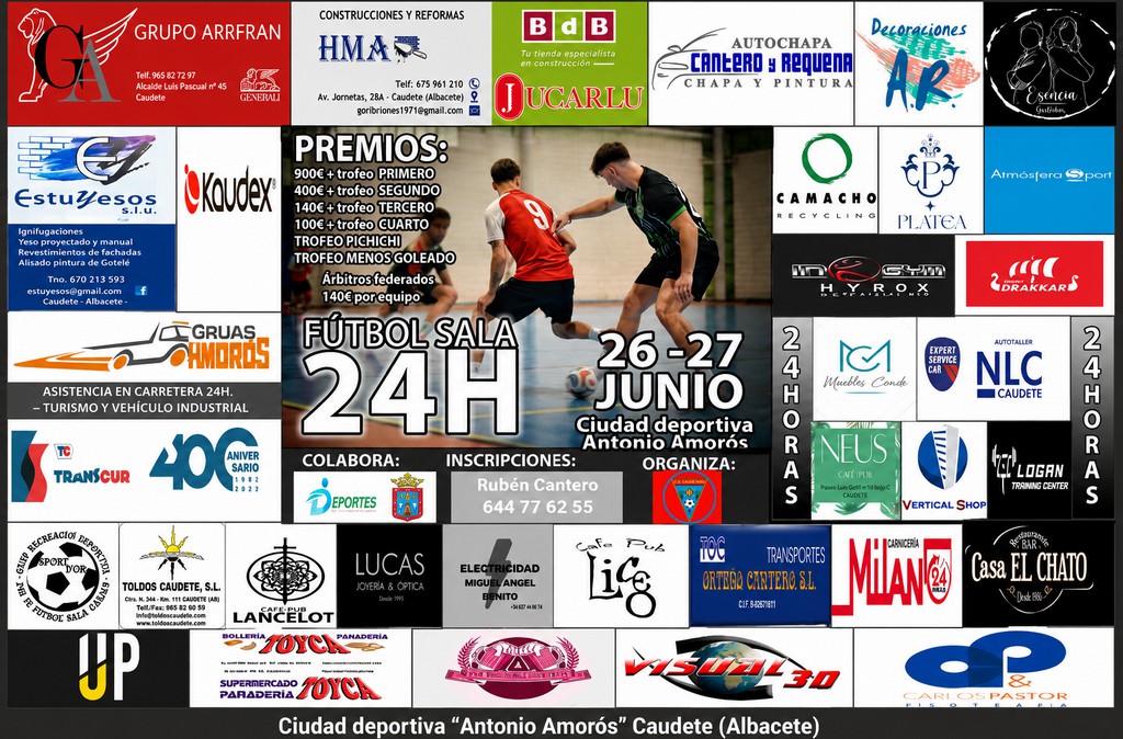 24 horas futbol sala junio 2026 caudete digital