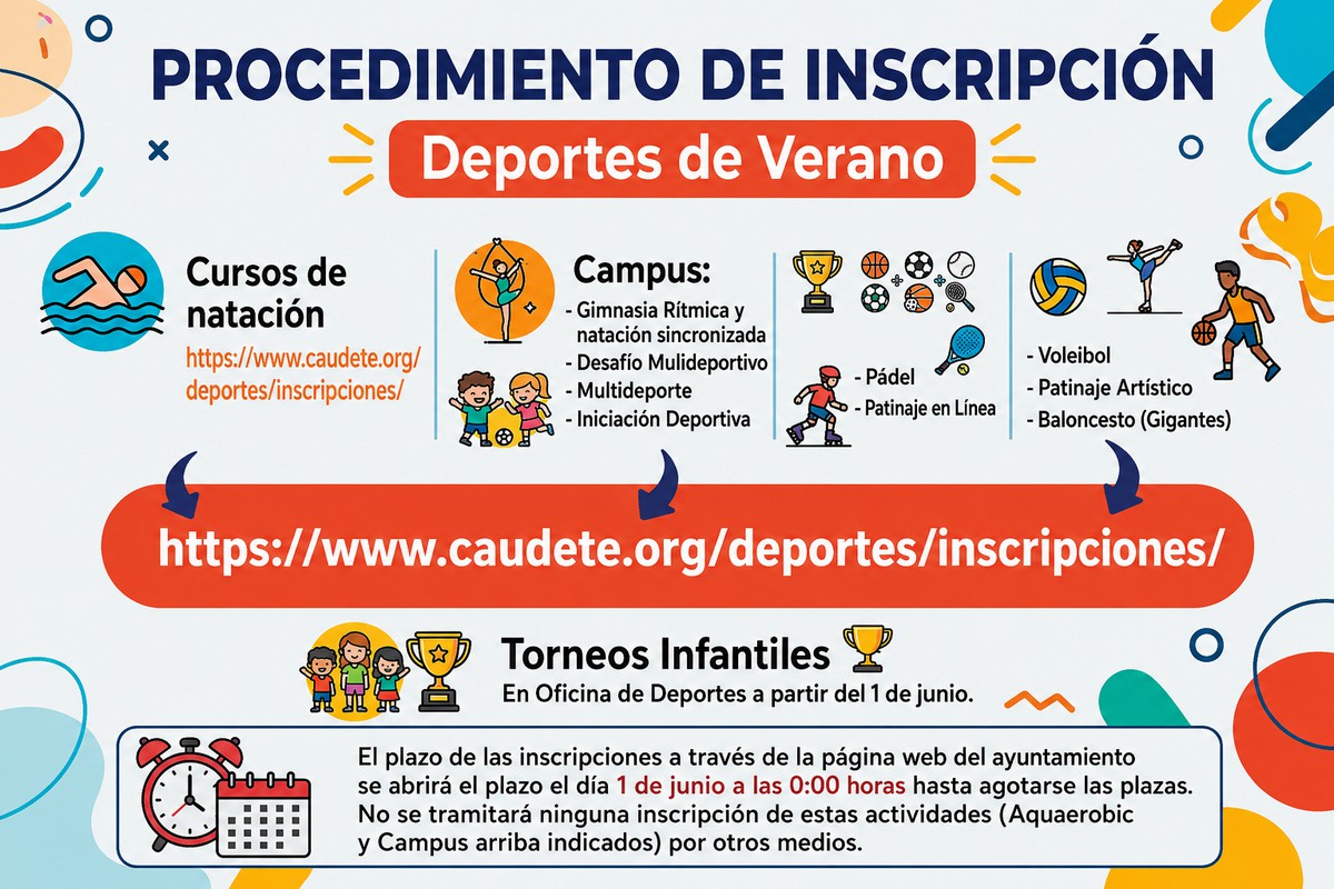 deporte verano 2026 caudete digital