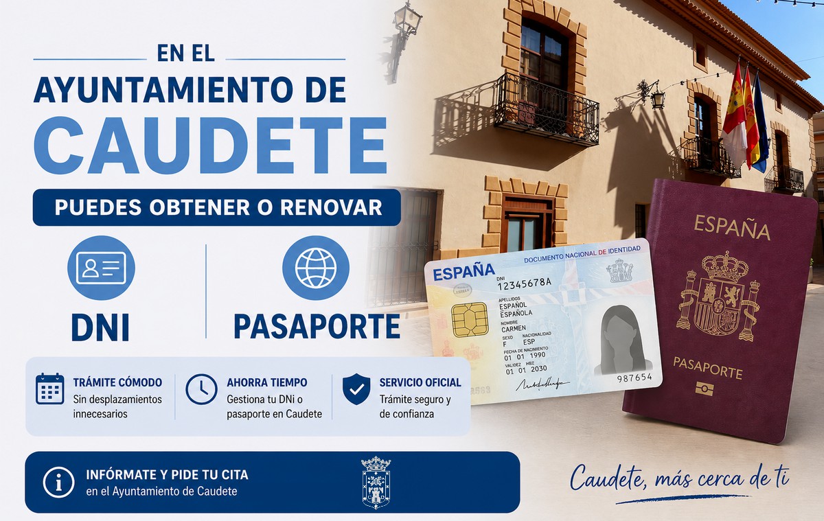 dni pasaporte renovacion expedicion caudete digital