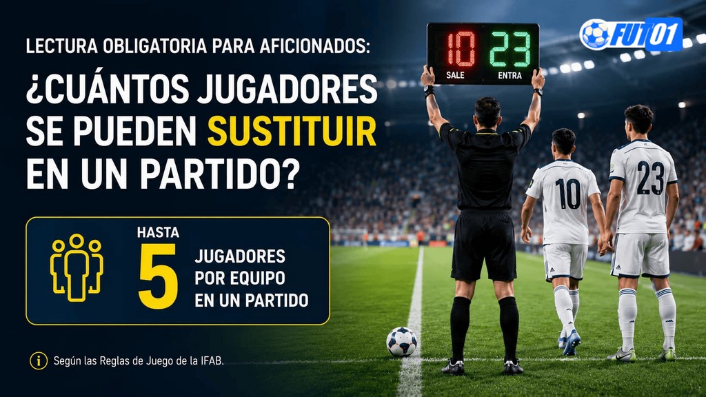 lectura obligatoria para aficionados cuantos jugadores se pueden sustituir en un partido 02