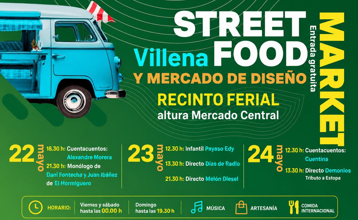 street food 2026 villena caudete digital