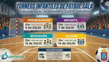 torneos infantiles futbol sala 2026 caudete digital