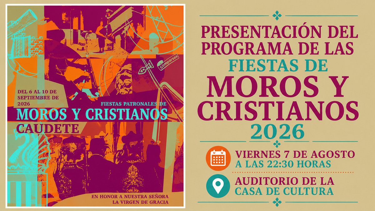 presentación programa fiestas 2026 caudete digital
