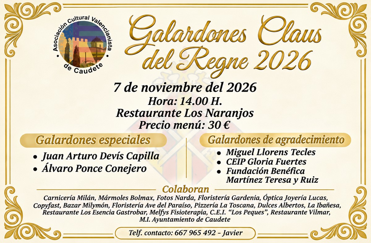 claus regne 2026 caudete digital